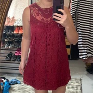 Womens high neck dress